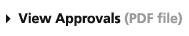 View Approvals
